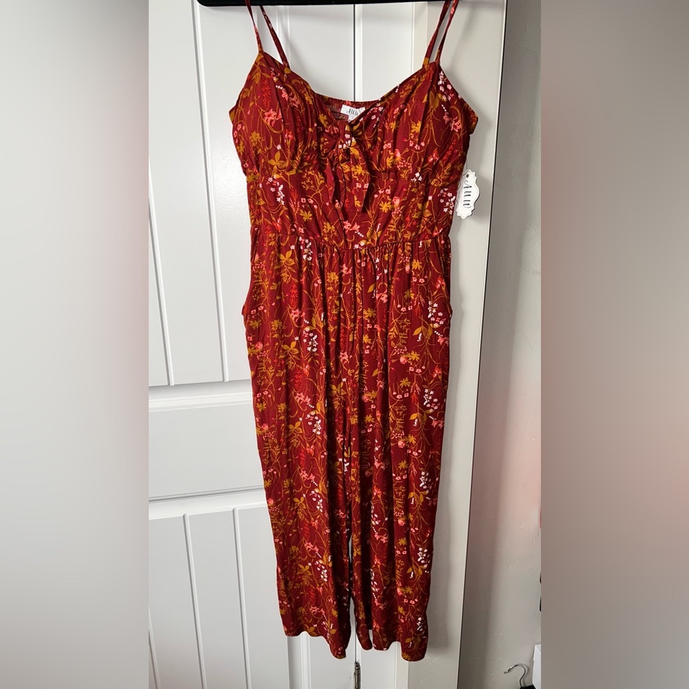 Burnt Orange Jumpsuit